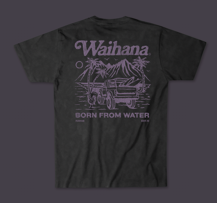 Purple Sands Premium Acid Washed Pima T-Shirt