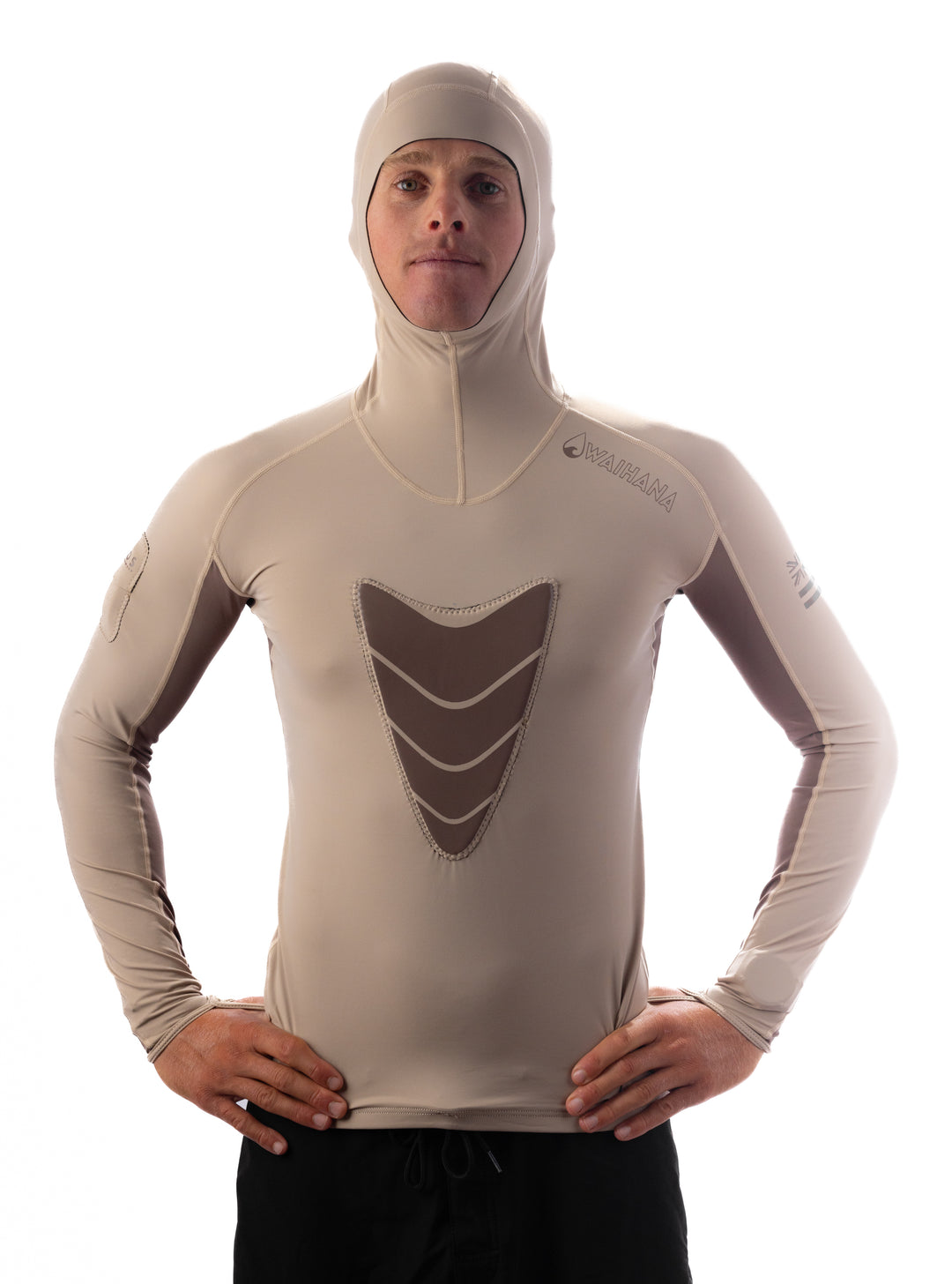 Tan Carvico Spearfishing Rash Guard