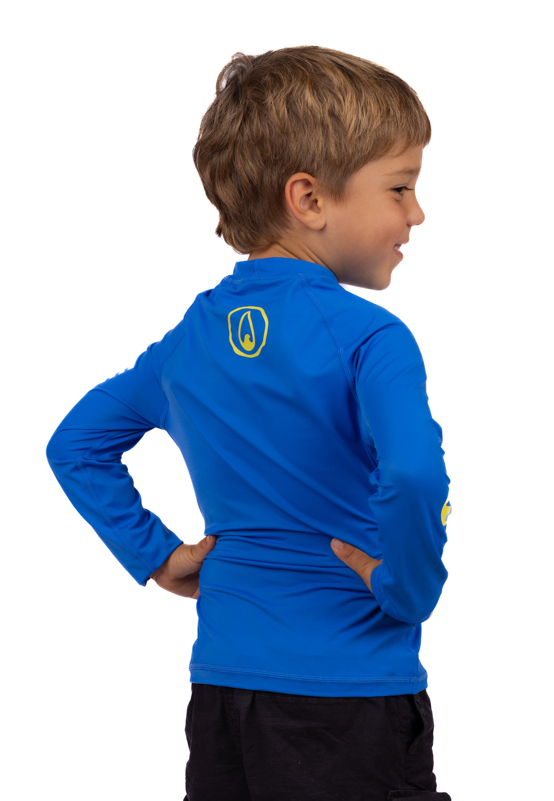 Children's Blue Long Sleeve Rashguard
