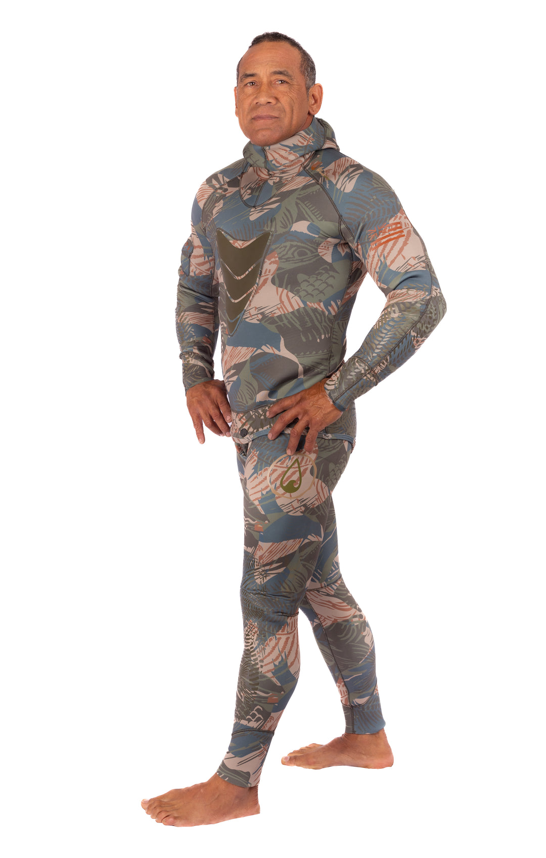 Men’s Hawaiian Brushstroke Spearfishing 3.5mm Wetsuit