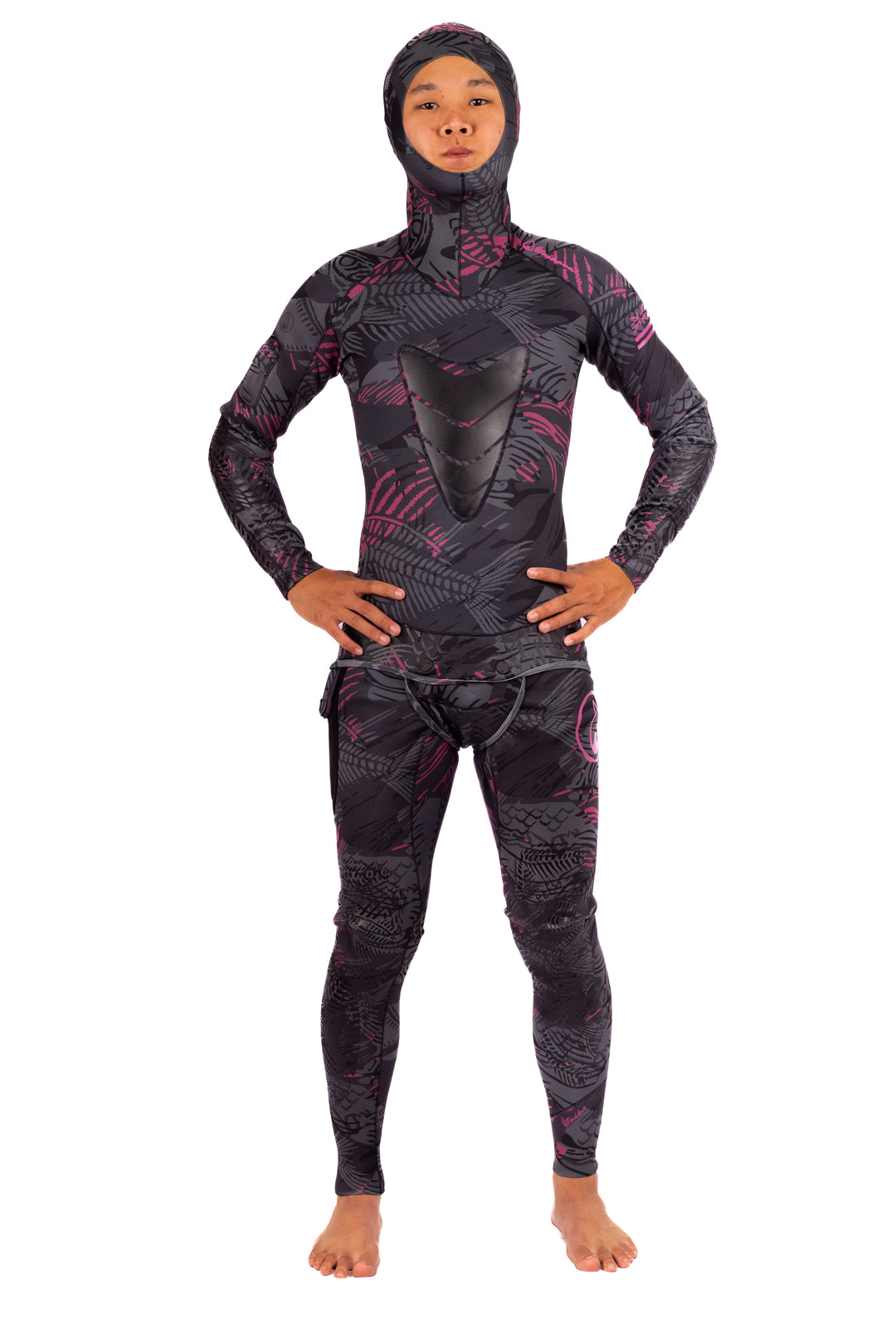 Men’s Pink Fishbone Spearfishing 1.5mm Wetsuit