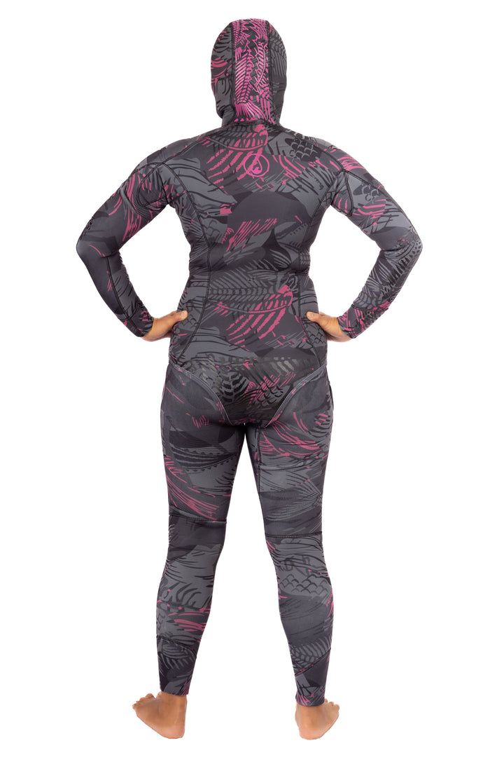 Women’s Pink Fishbone Spearfishing 3.5mm Wetsuit