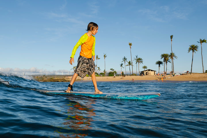 Children's Orange Long Sleeve Rashguard